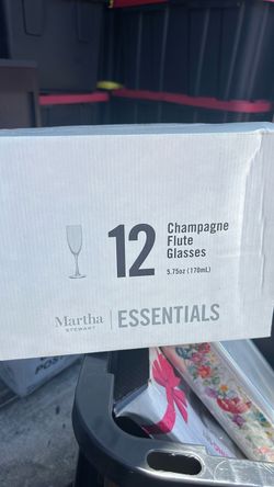Martha Stewart Champaign glasses