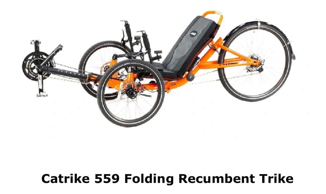 Catrike 559 Folding Recumbent Trike- Like New