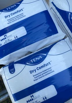 New tena dry comfort pull ups size medium