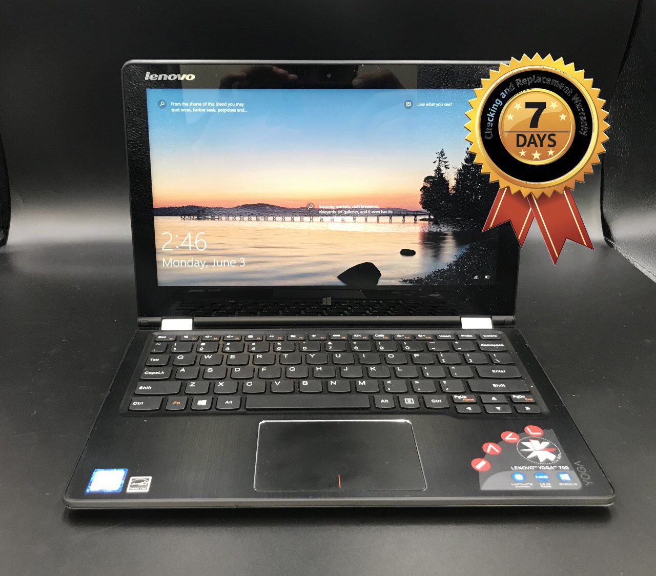 Lenovo Yoga 700 Series 2-in-1 Laptops, 256GB SSD, 4GB Ram, Windows 10 - $320