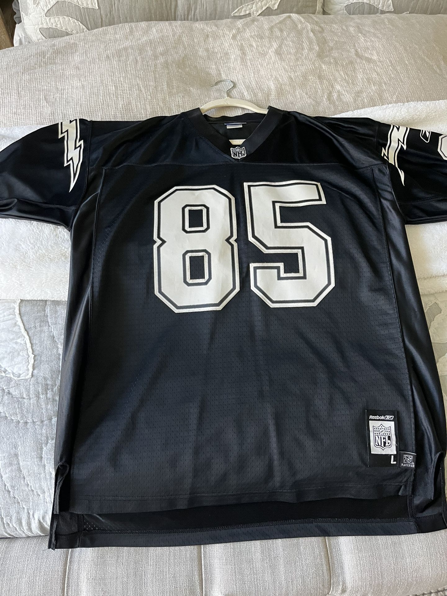 SD Chargers Antonio Gates Custom BLK/WHT