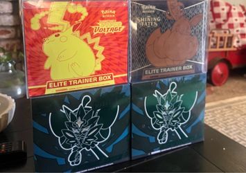 Pokémon TCG Elite Trainer Box Lot of 4