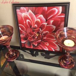 Custom Design Martini Glass Tea Light Candle Holder 2pc Set Home Decor Mother’s Day Gift Sale