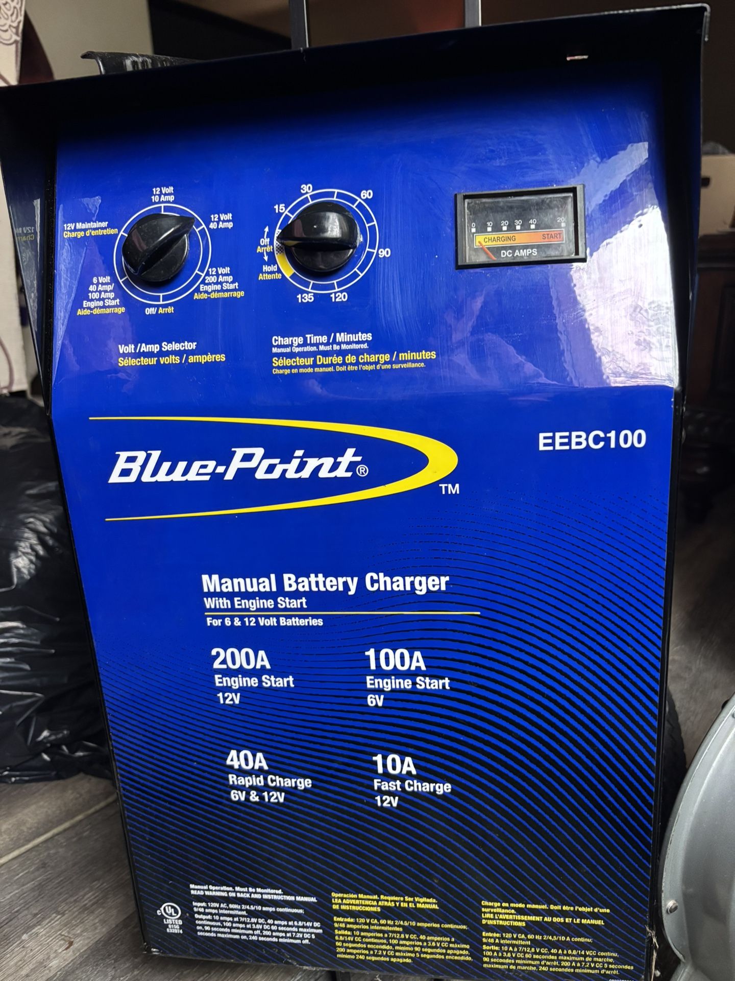 BLUE POINT BATTERY CHARGER TOOLS