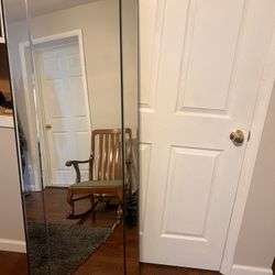 Full Size Silver Mirror With Stand 