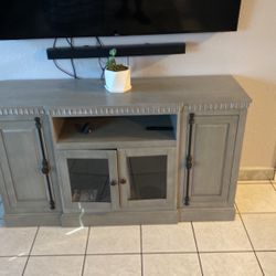 Hayden grey tv sale stand