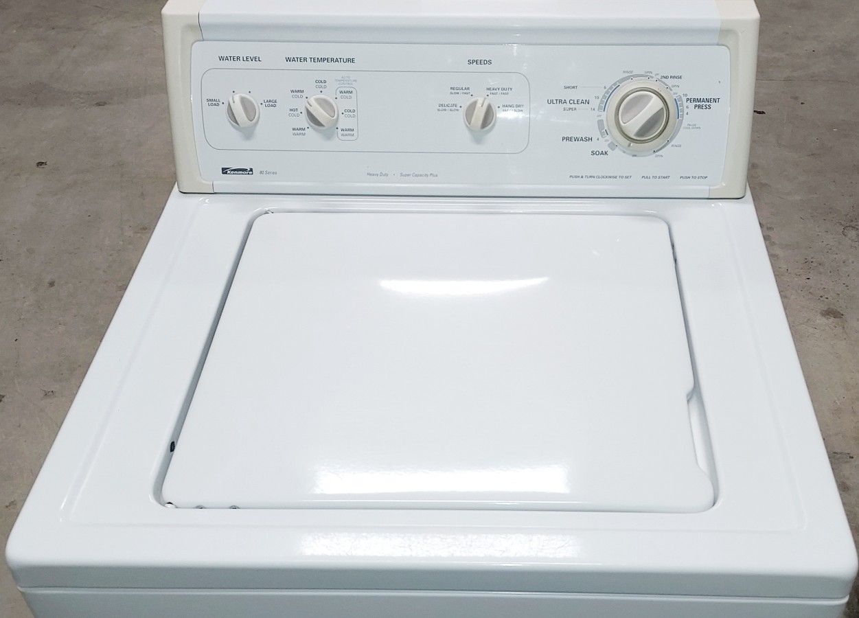 Kenmore 80 Series Washing Machine Super Capacity Plus, 53 OFF