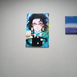 Three Character Demon Slayer Poster