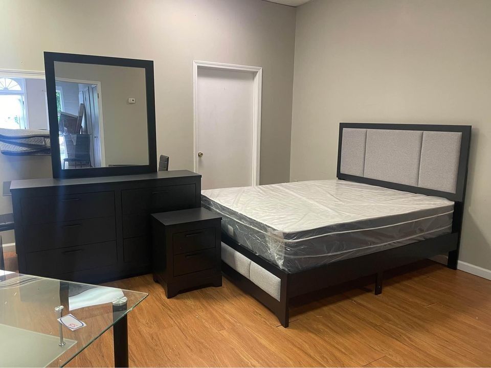 Brand New Grey Queen Size Bedroom Set