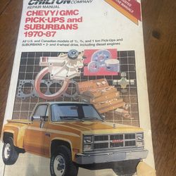 Chilton Repair Manual Chevy Gmc Pick Ups And Suburbans 1970 To 87