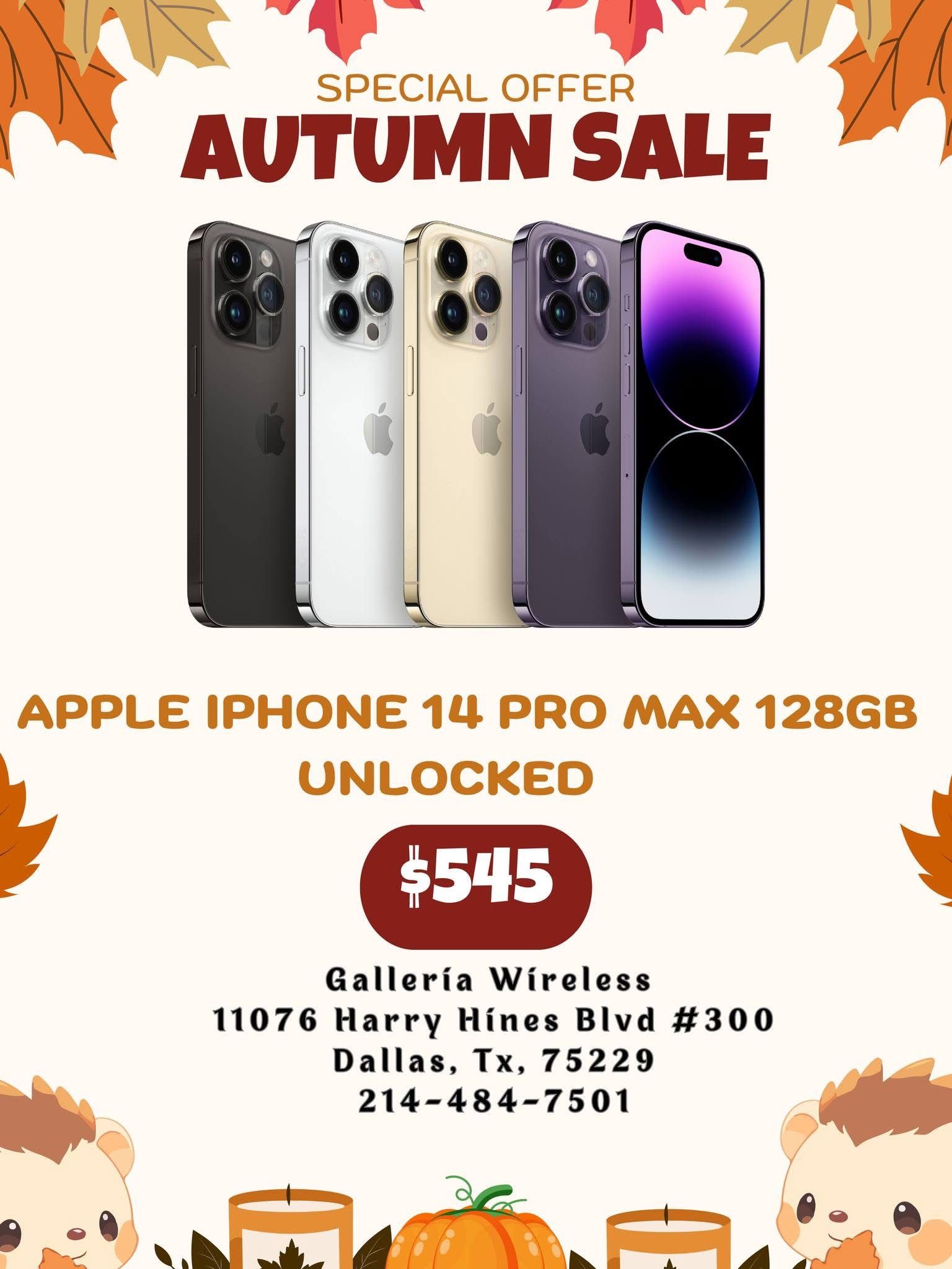 Apple iPhone 14 Pro Max 128gb Unlocked