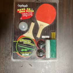 Glow In The Dark Table Top Ping Pong
