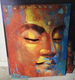 Colorful Buddha Wall Hanging