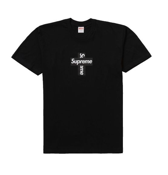 Supreme Cross Box Logo T-shirt Black 