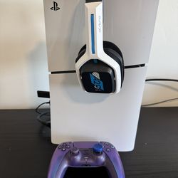 PS4 With Controller And Headphones