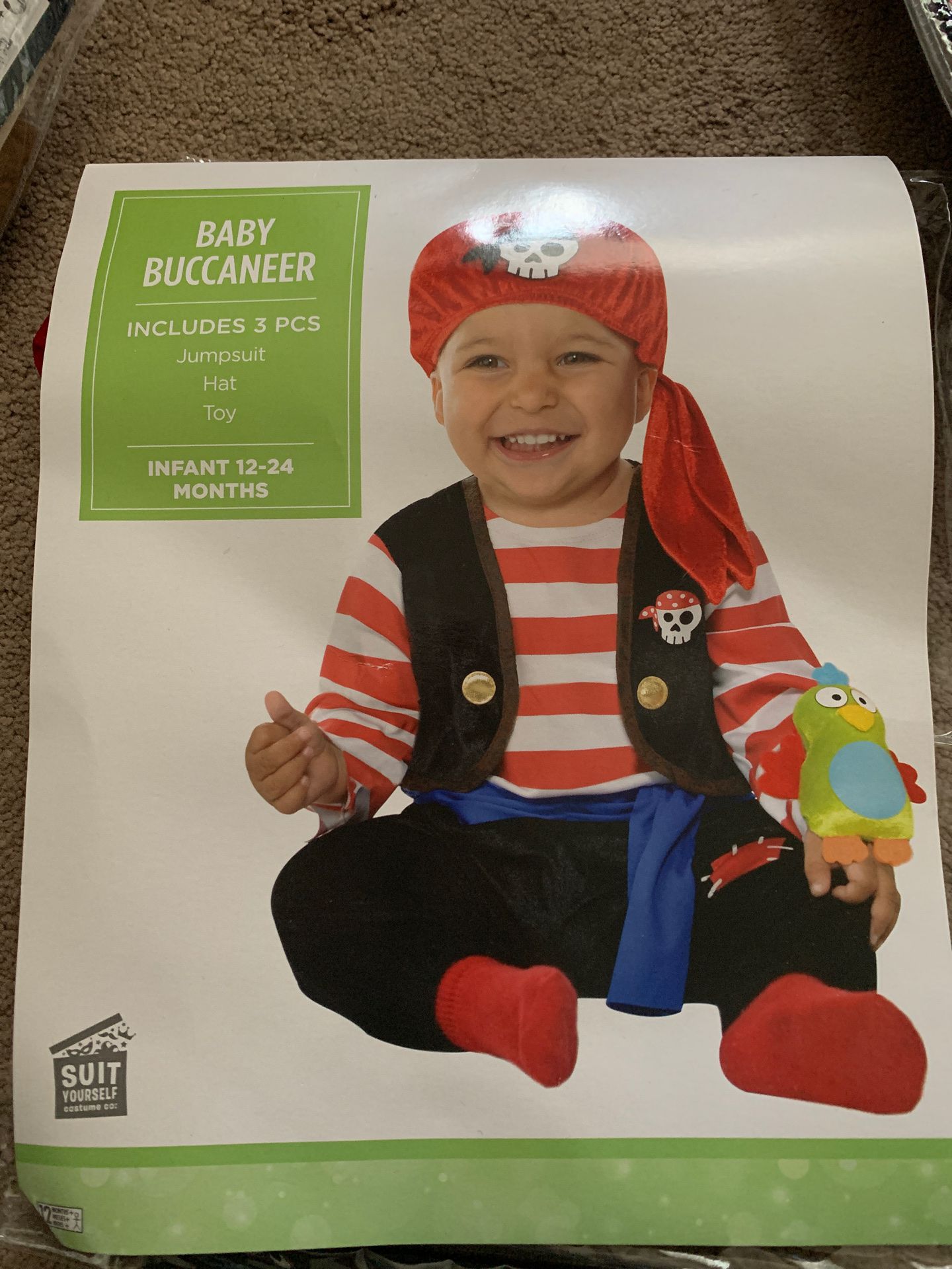 Baby pirate costume