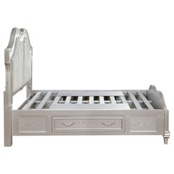 New Solid Wood California King Platform Storage Bed Frame With LED On Sale Now Don't Miss 