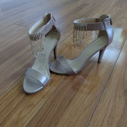 Dangling  Rhinstone High Heels Size 7.5