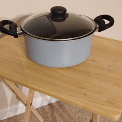 Non Stick Pot/Pan, 9"DX4"H, Medium Pan with Lid