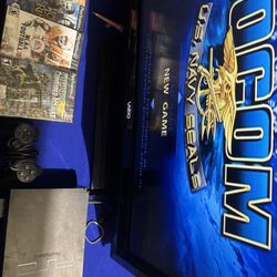 Sony PlayStation 2 Console - Black with 4 Games And Controller Read Description