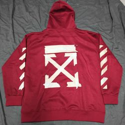 Off-white Men's Pullover Long Sleeve Shirt Size Large 