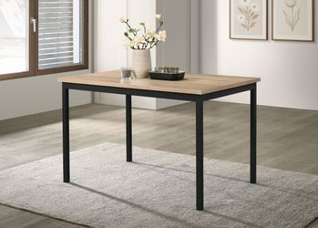 Garza Greige Oak Rectangular 48-inch Dining Table