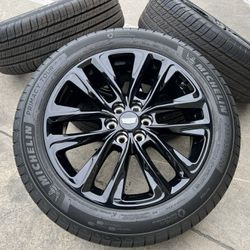 20” Cadillac XT6 XT5 Black Premium Luxury Sport Wheels Rims Michelin Tires TPMS 2024