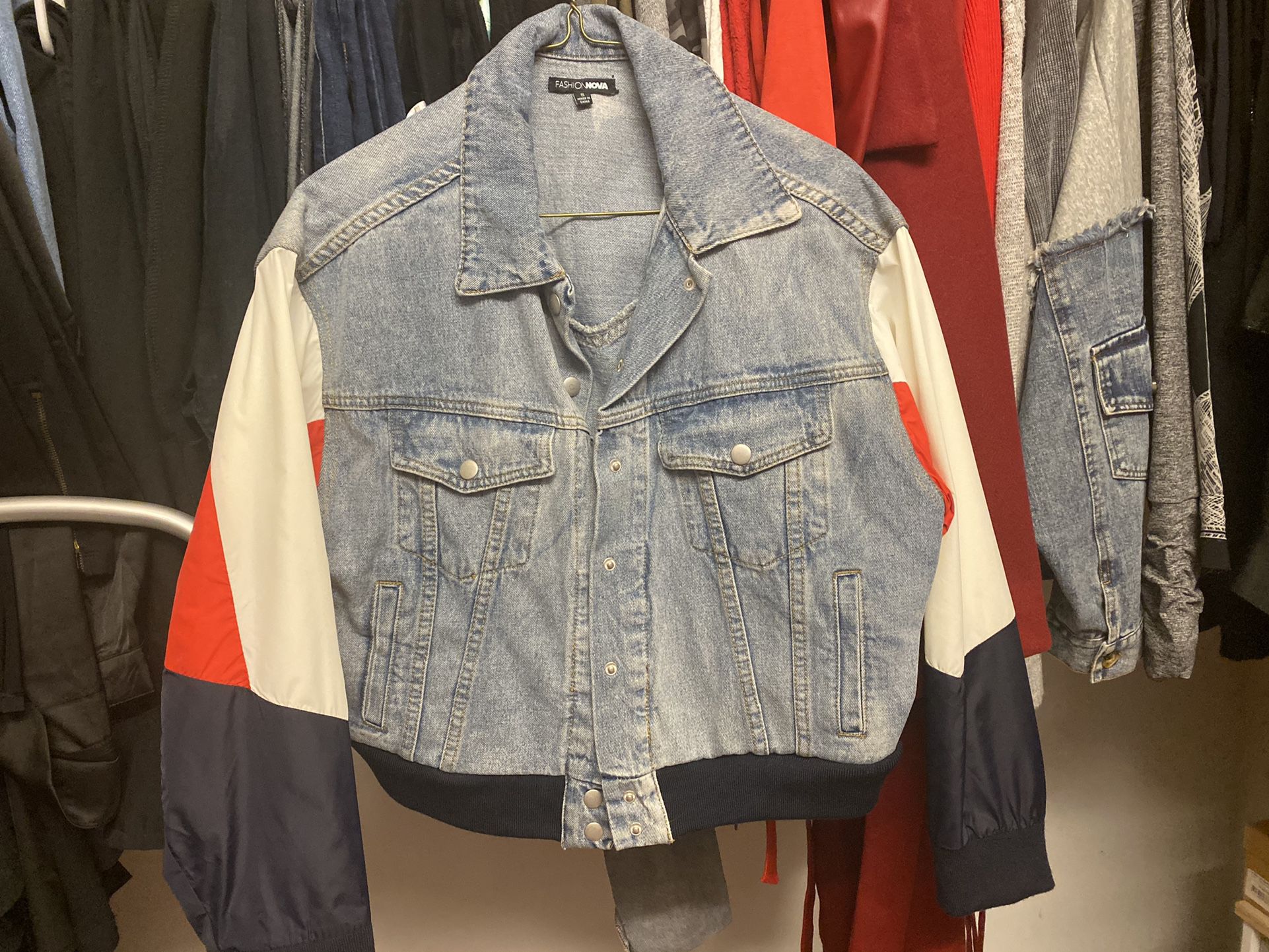 Fashion nova Jamie Denim Jacket - MediumWash Size: S