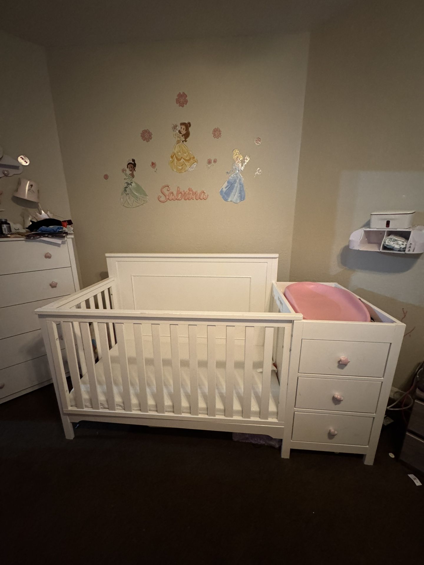 Crib With Changer, Mattress And Drawers,All Products : American Fashion Style Bags On Sale
