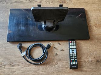Samsung TV stand and remote