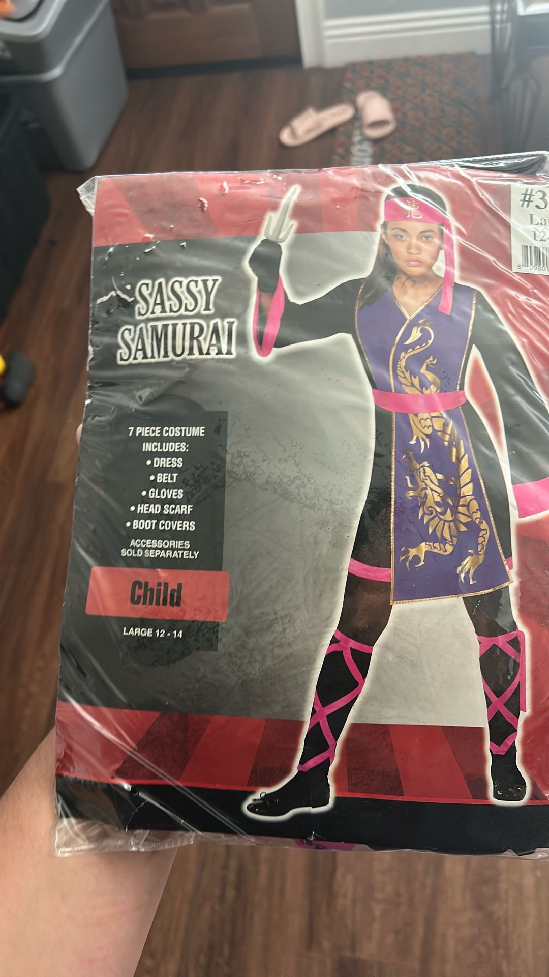 Sassy Samurai Child large 12-14 Halloween Costume 