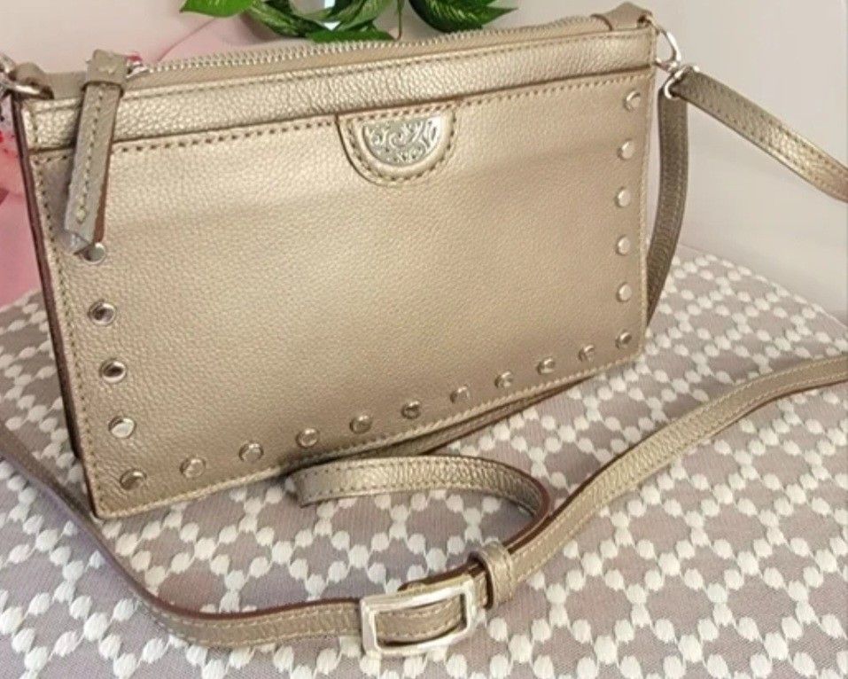 Brighton Silver Leather Purse