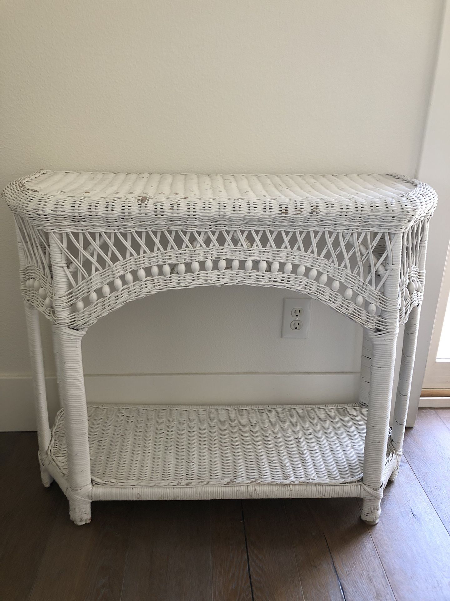 Wicker Buffet Table