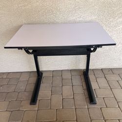White Adjustable Drawing/Craft Table 