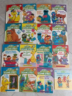 Sesame Street Vintage Hardback Books