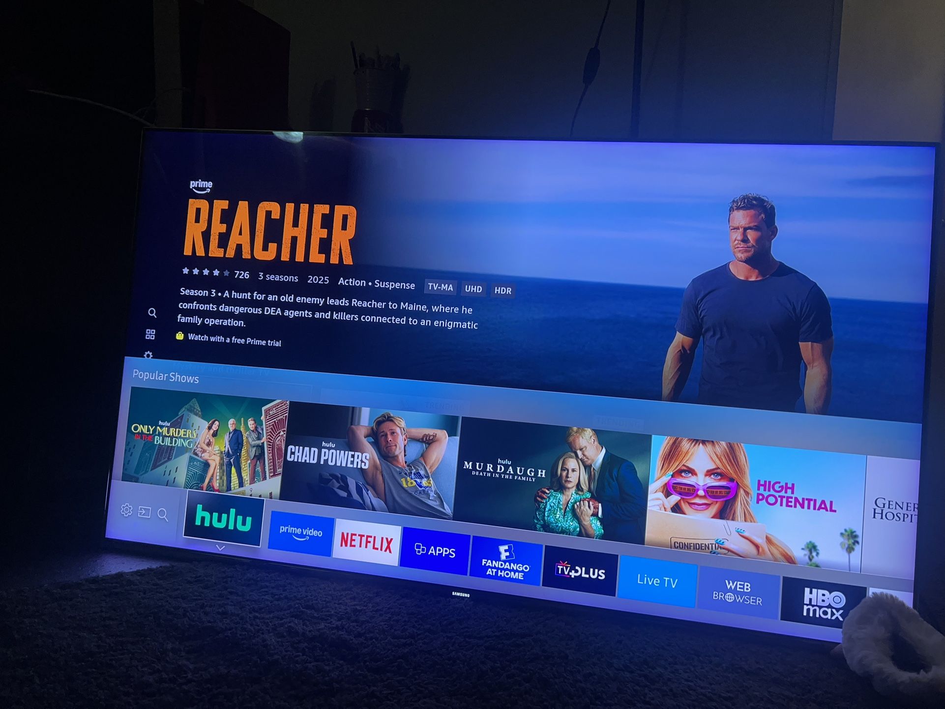 Samsung 55" Tv UNKS8000 