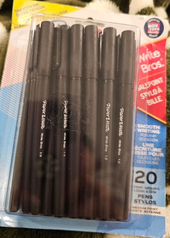 20 paper mate smooth writing medium point pens