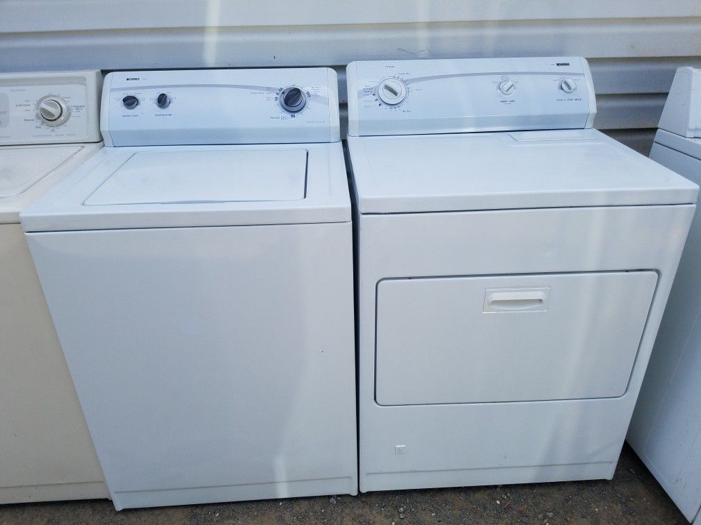 Kenmore washer and gas dryer