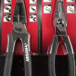 Husky 6-n-1 Multi-Function Pliers  &  Husky 7" Wire Stripper