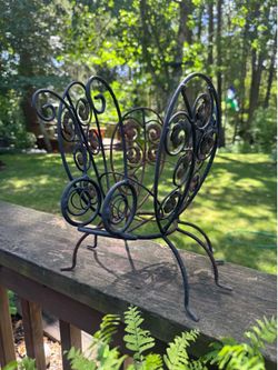 Metal garden butterfly decoration