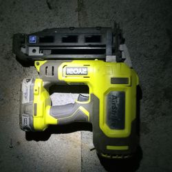 16 Gauge Ryobi Nail Gun And 18 Volt Battery Included