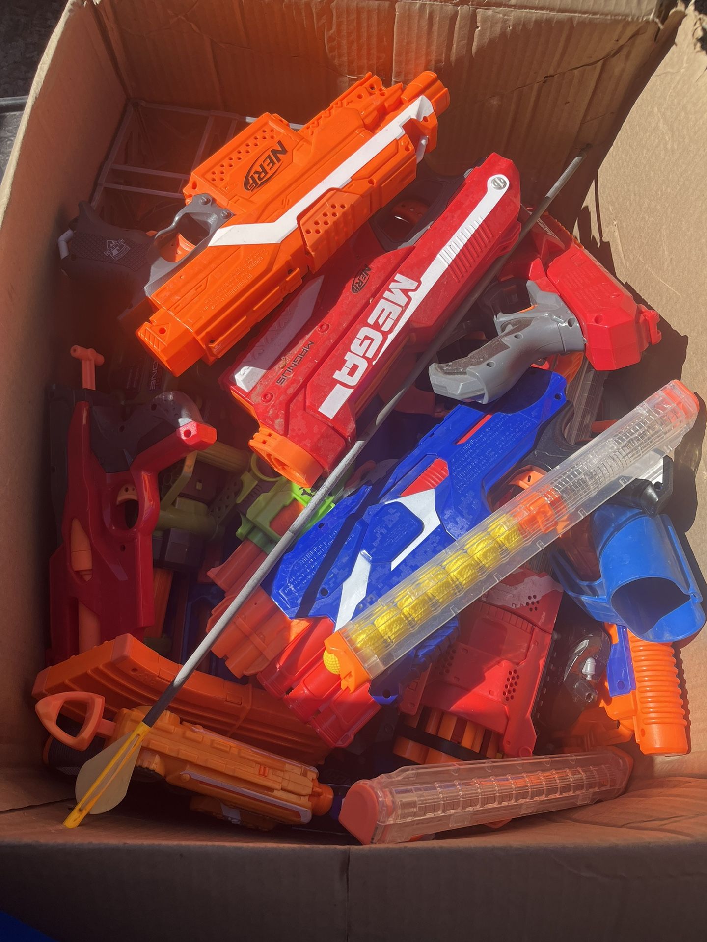 Box Of Nerf Guns