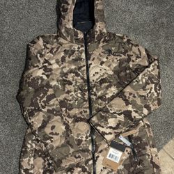 Women’s North Face Camo Tamburello Parka Jacket Size Medium NWT 
