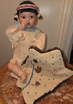 "Sunflower" porcelain doll
