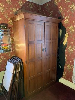 Computer Cabinet with desk