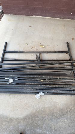 Queen canopy bed frame