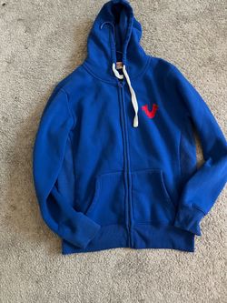True Religion Blue Zip-Up Hoodie