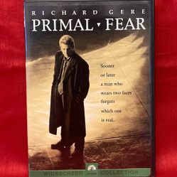 Primal Fear DVD movie 1996 legal thriller Richard Gere Edward Norton