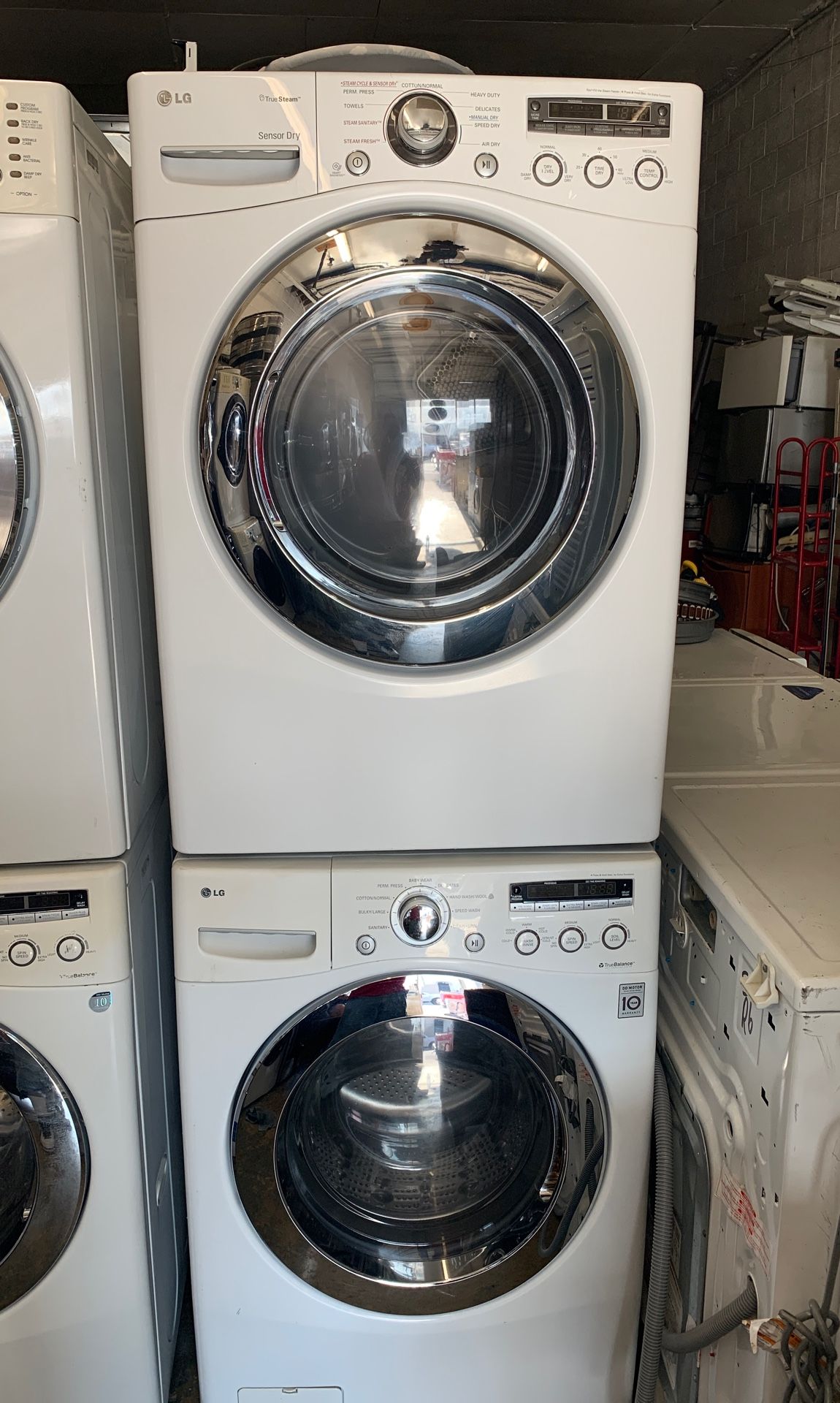 Lg washer n electric dryer set