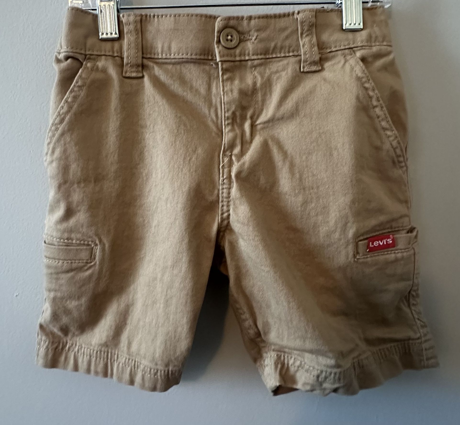 Levi's Boys Cargo Shorts Size 6-7 Adjustable Waist